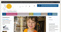 Desktop Screenshot of everythingautism.org